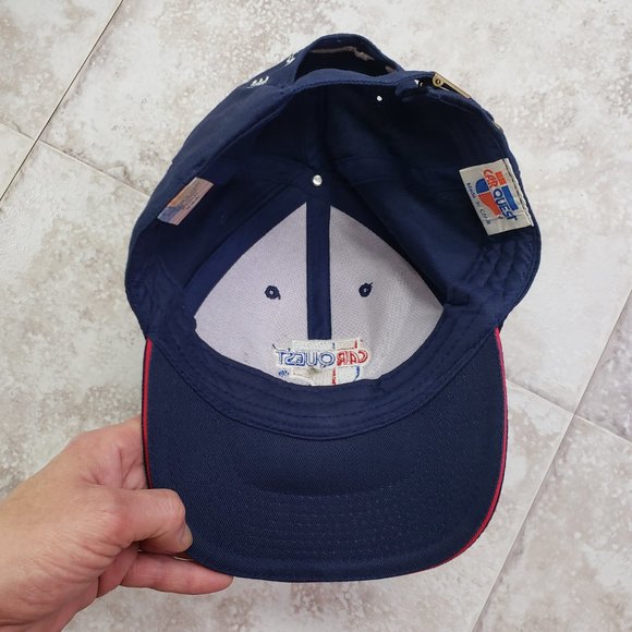 Adjustable Button Top Car Quest Cloth 6 Panel Metal Slide Strapback Ball Cap Hat - Picture 2 of 13